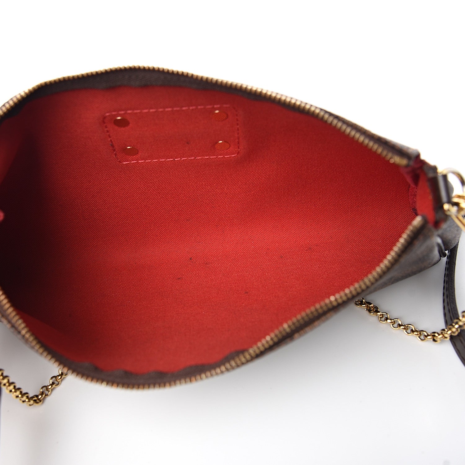 Louis Vuitton Damier Ebene Eva Clutch 4 of 10