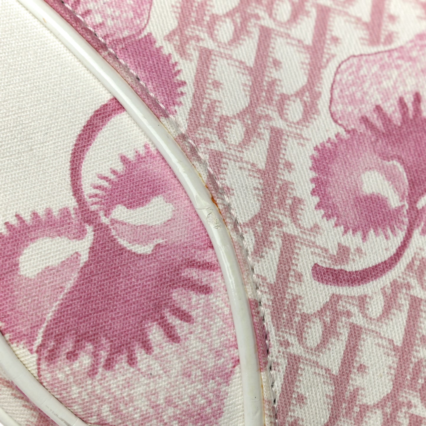 Monogram Floral Saddle Bag Pink