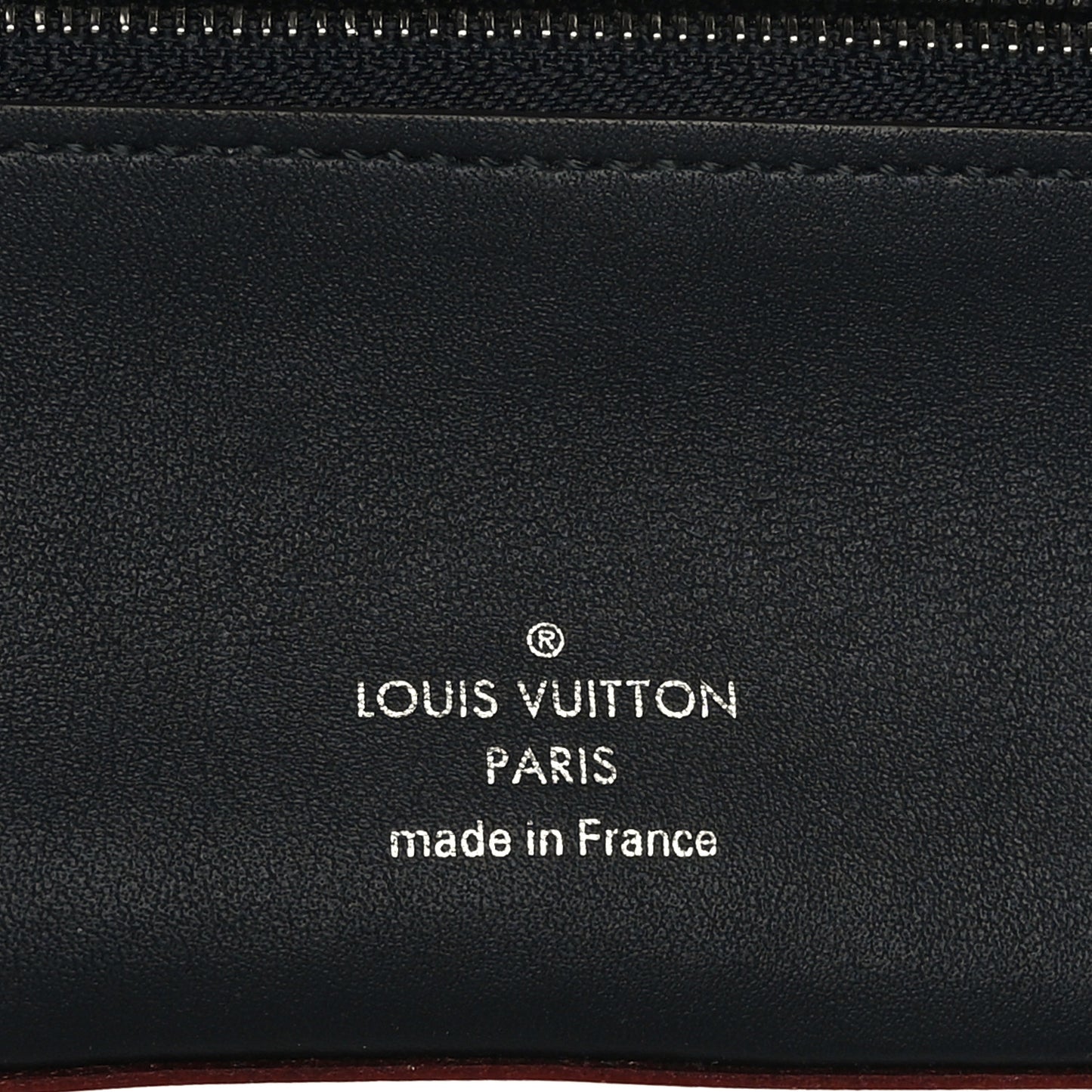Monogram Elizabeth Pencil Pouch Black