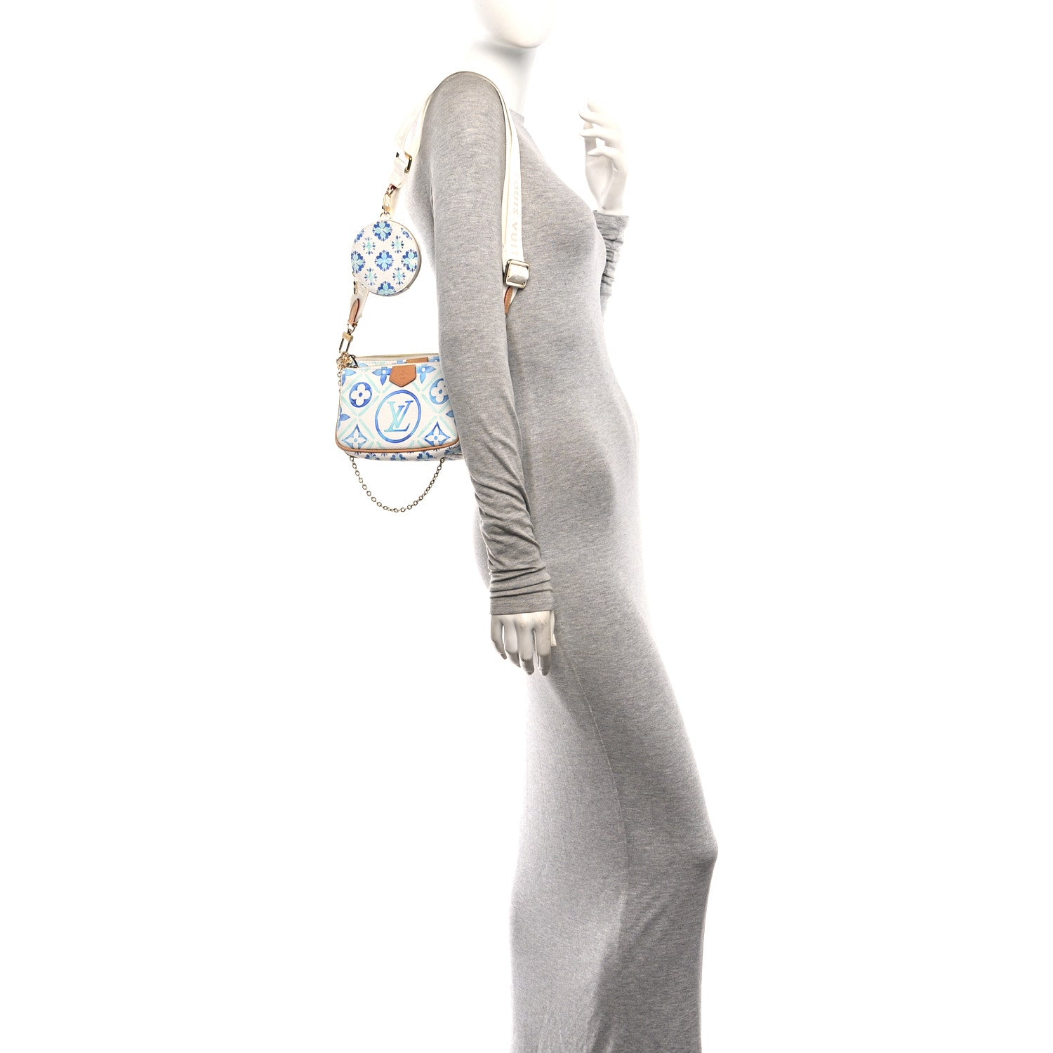 Louis Vuitton Monogram Giant By The Pool Multi Pochette Accessories Lagoon Blue 2 of 9