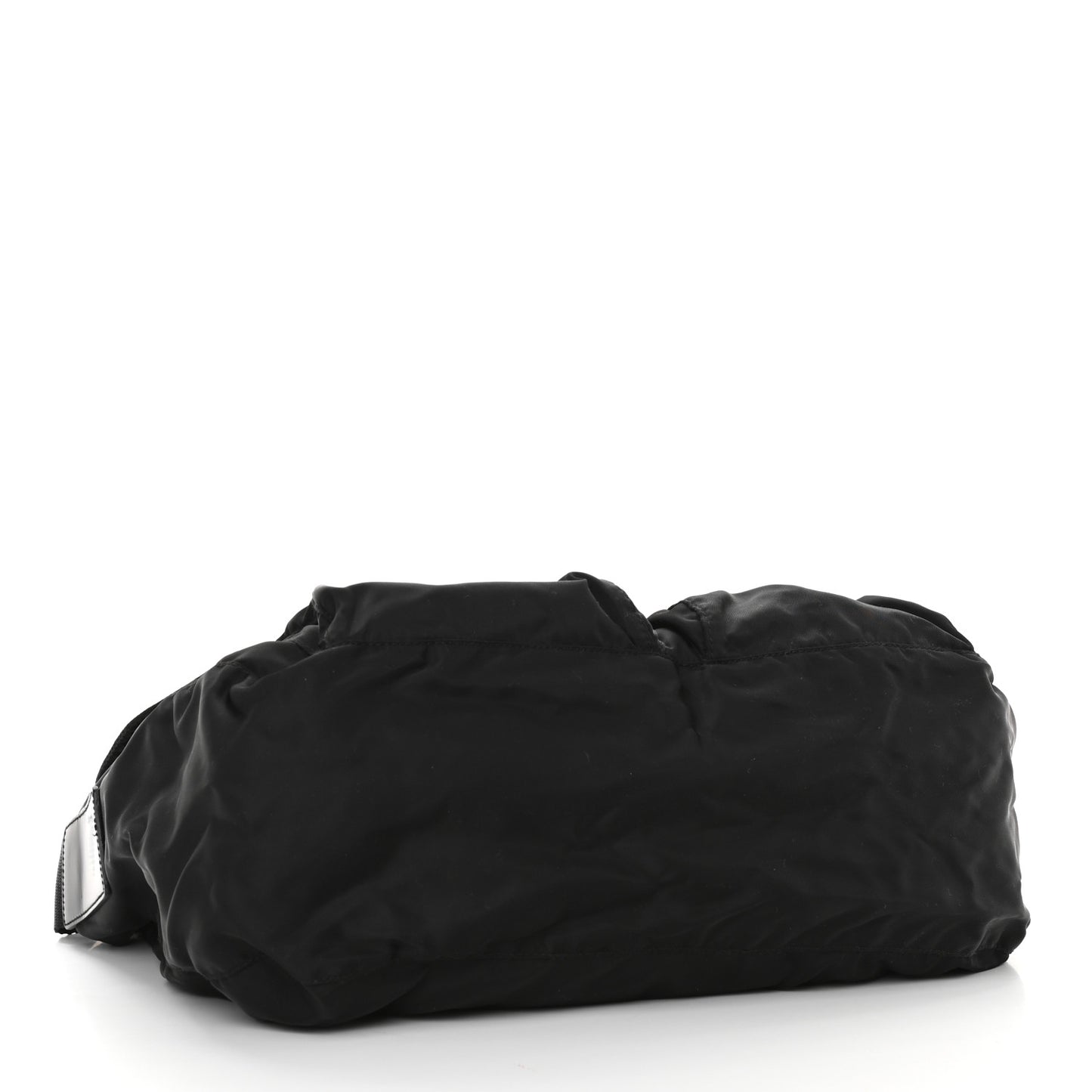 Nylon Vela Messenger Bag Black