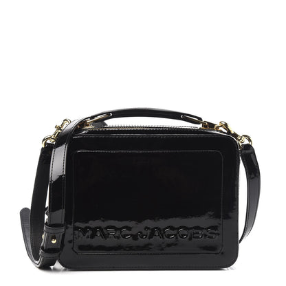 Marc Jacobs Patent The Box 20 Crossbody Black 1 of 9