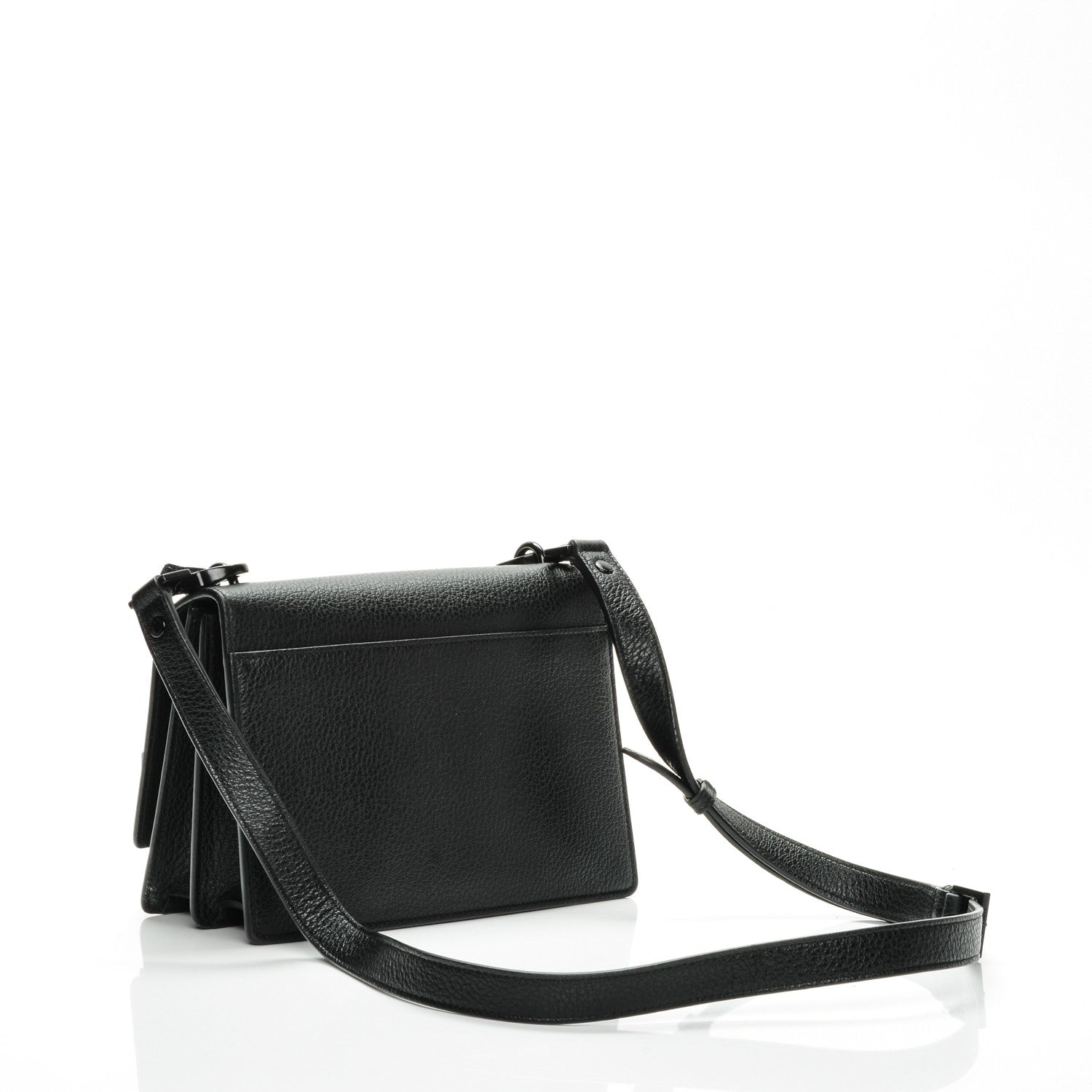 Saint Laurent Grained Calfskin Medium Monogram Sunset Black 3 of 6
