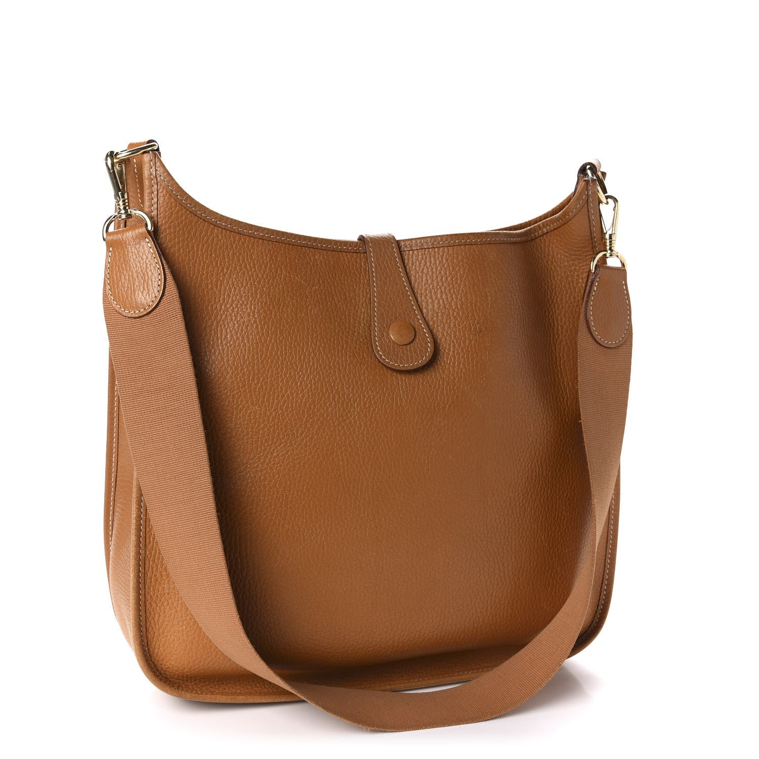 Hermes Taurillon Clemence Evelyne GM Gold 2 of 9