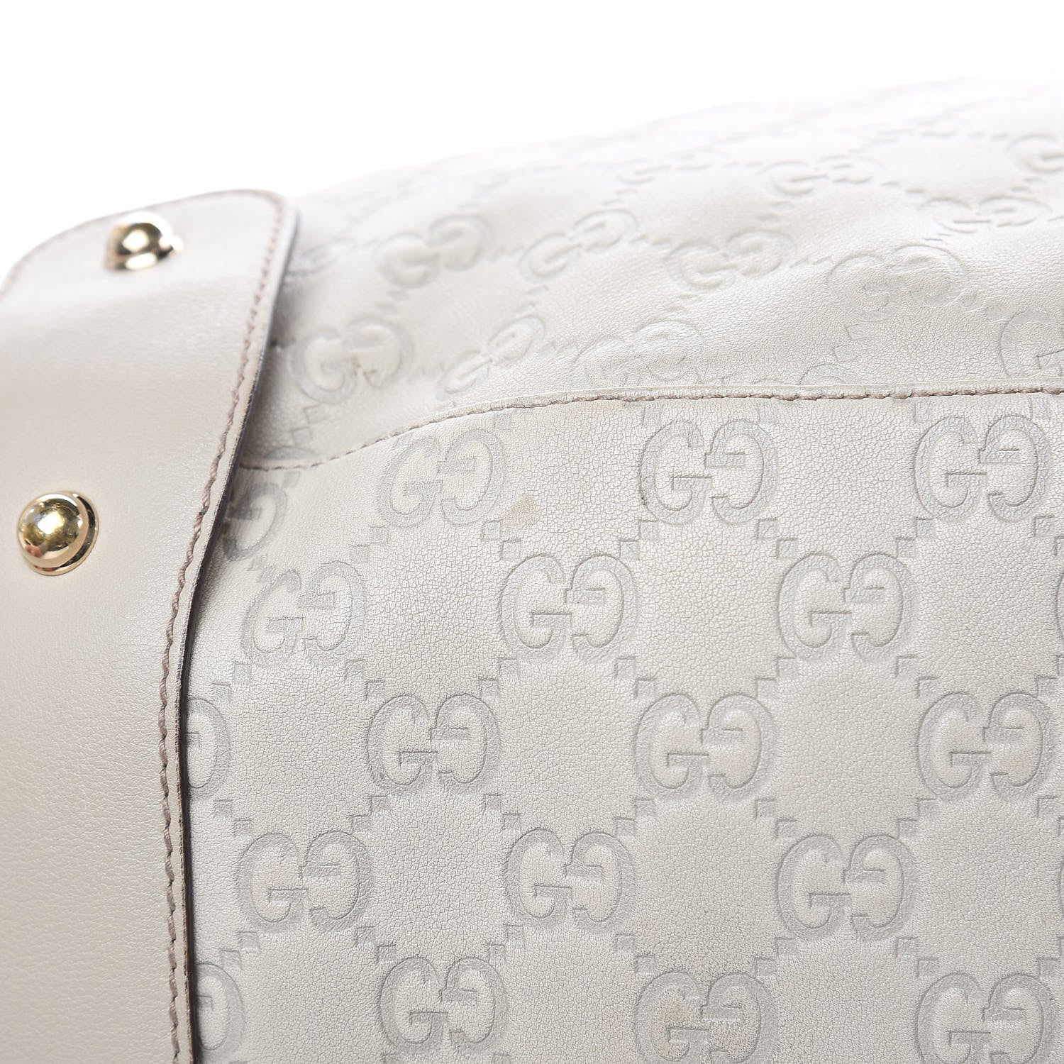 Gucci Guccissima Medium Pelham Shoulder Bag Off White 11 of 15