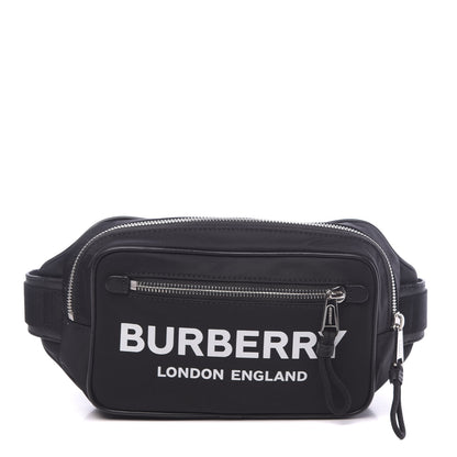 Burberry Econyl Logo Print Bum Bag Black 1 of 12