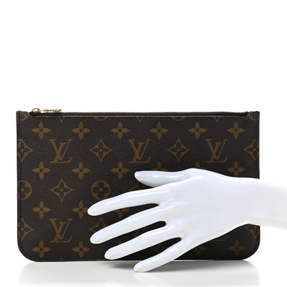 Louis Vuitton Monogram Neverfull MM GM Pochette 2 of 11
