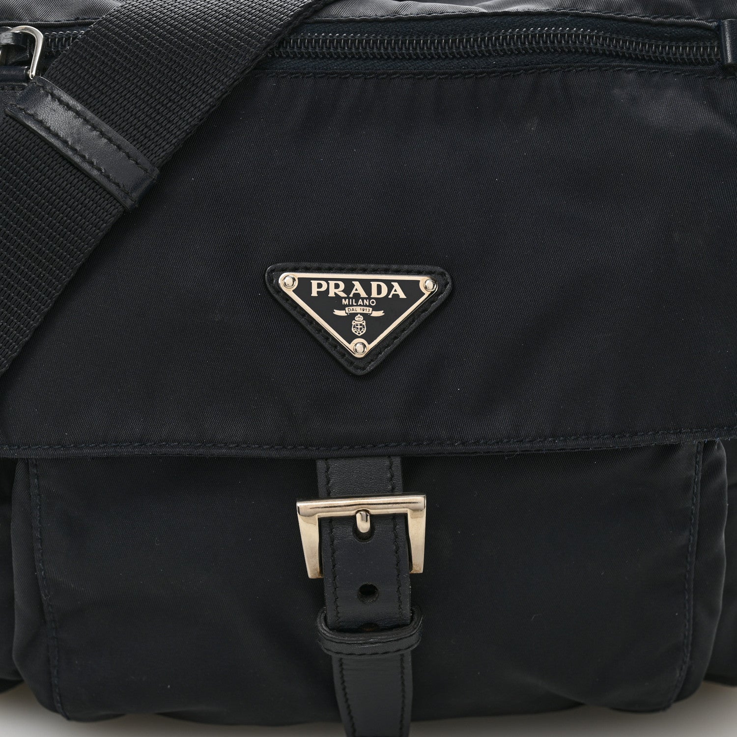 Prada Nylon Vela Messenger Blue 9 of 12