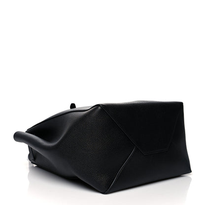 Celine Soft Grained Calfskin Small Belt Cabas Phantom Black 4 of 11