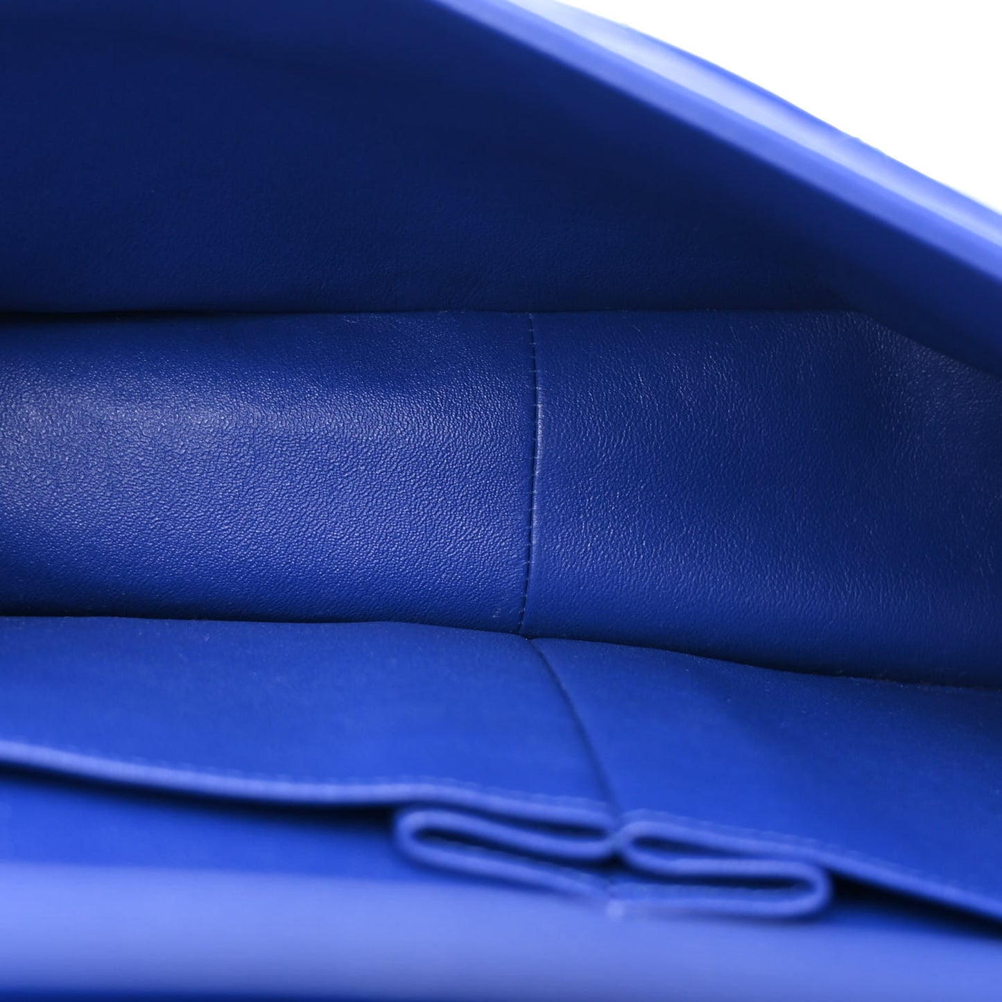 Lambskin Quilted Jumbo Double Flap Dark Blue