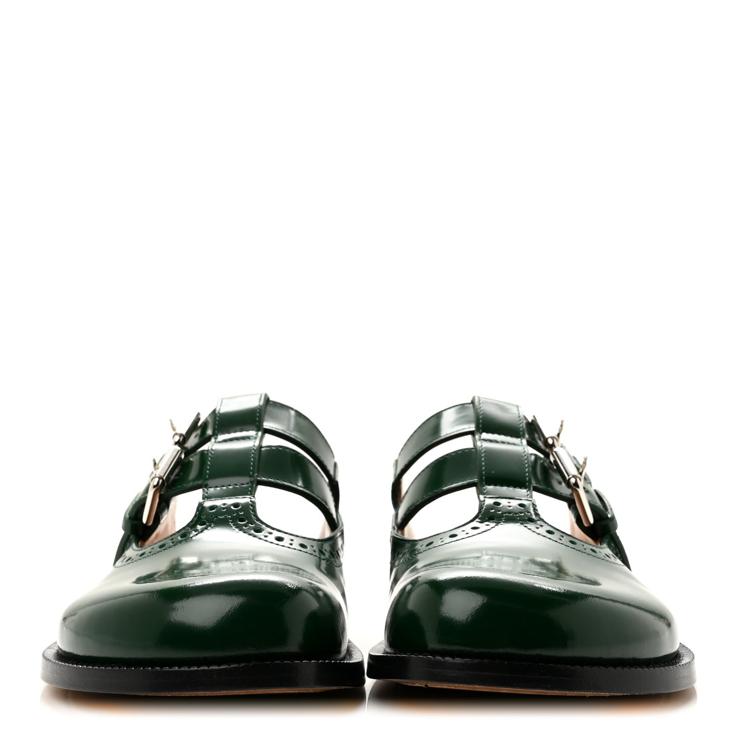 Calfskin Campo Mary Jane Mule 36 Green