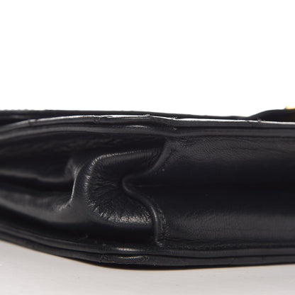 Chanel Lambskin Quilted Medium Single Flap Black 12 of 14