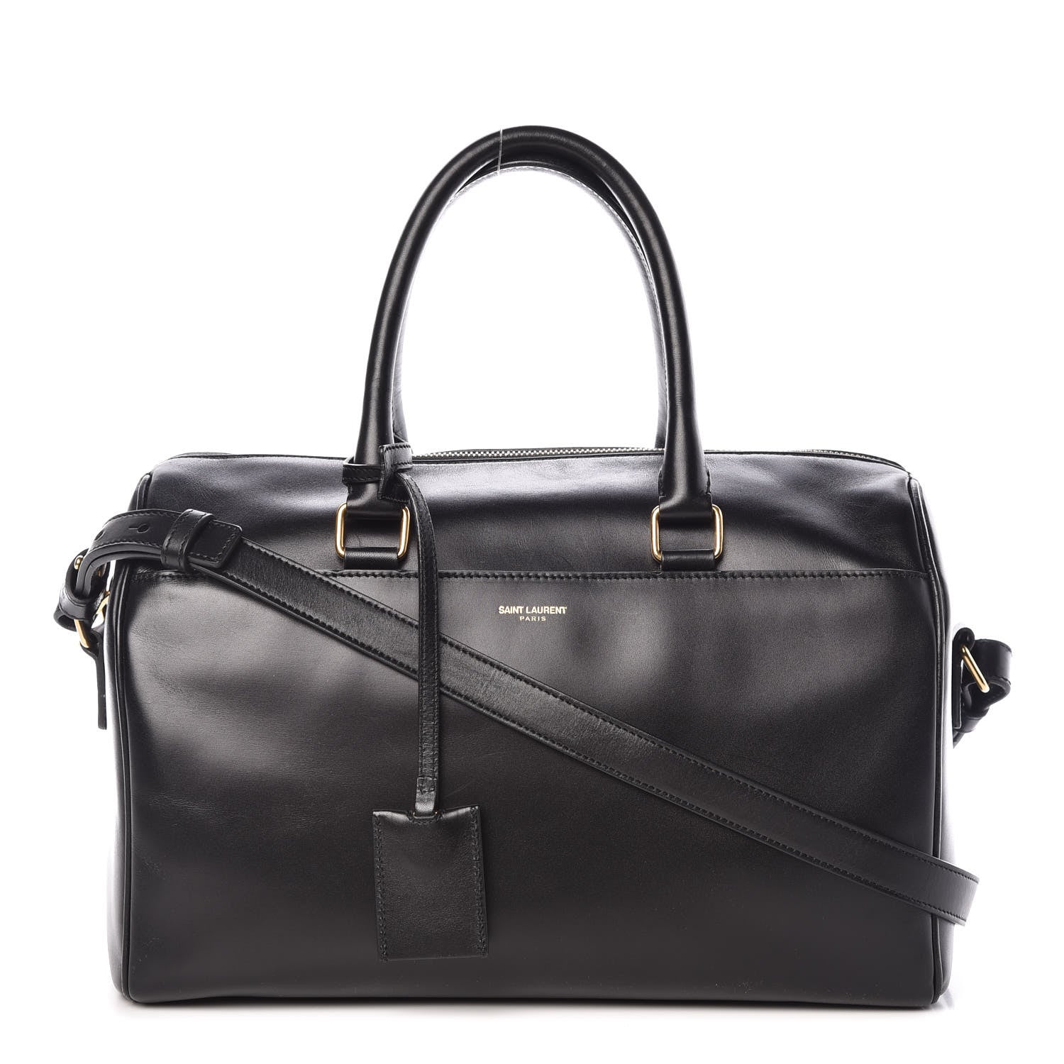 Saint Laurent Calfskin Classic Duffle 6 Black 1 of 19