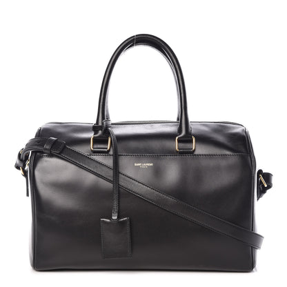 Saint Laurent Calfskin Classic Duffle 6 Black 1 of 19