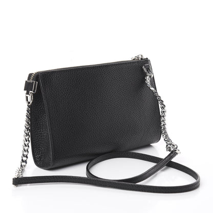 Marc Jacobs Grained Calfskin Small Recruit Crossbody Black 2 of 8