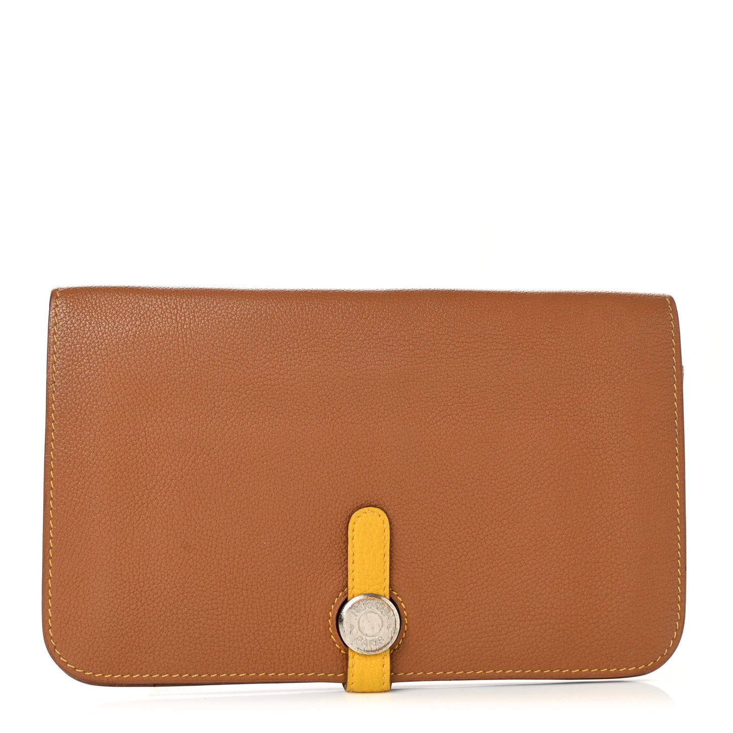 Togo Dogon Duo Wallet Gold Soleil