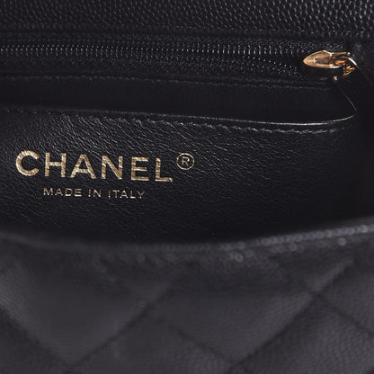Chanel Caviar Quilted Mini Square Flap Black 6 of 7