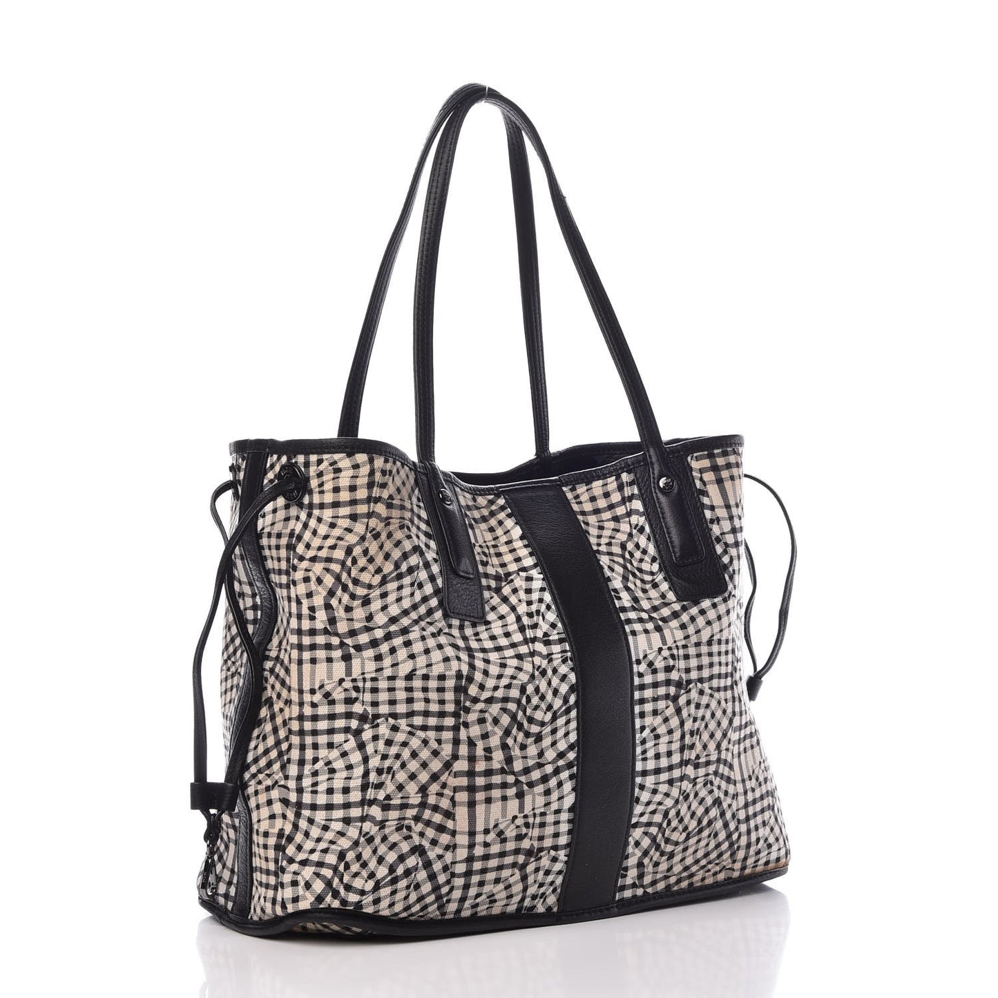 Visetos Medium Liz Reversible Shopper Tote Black