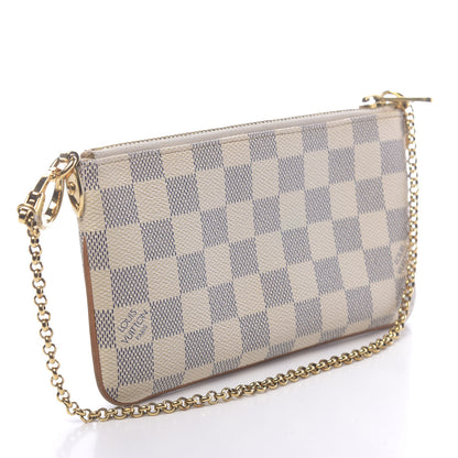 Louis Vuitton Damier Azur Pochette Milla MM 3 of 12