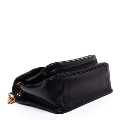 Saint Laurent Lambskin Matelasse Monogram Medium Niki Chain Satchel Black 4 of 12