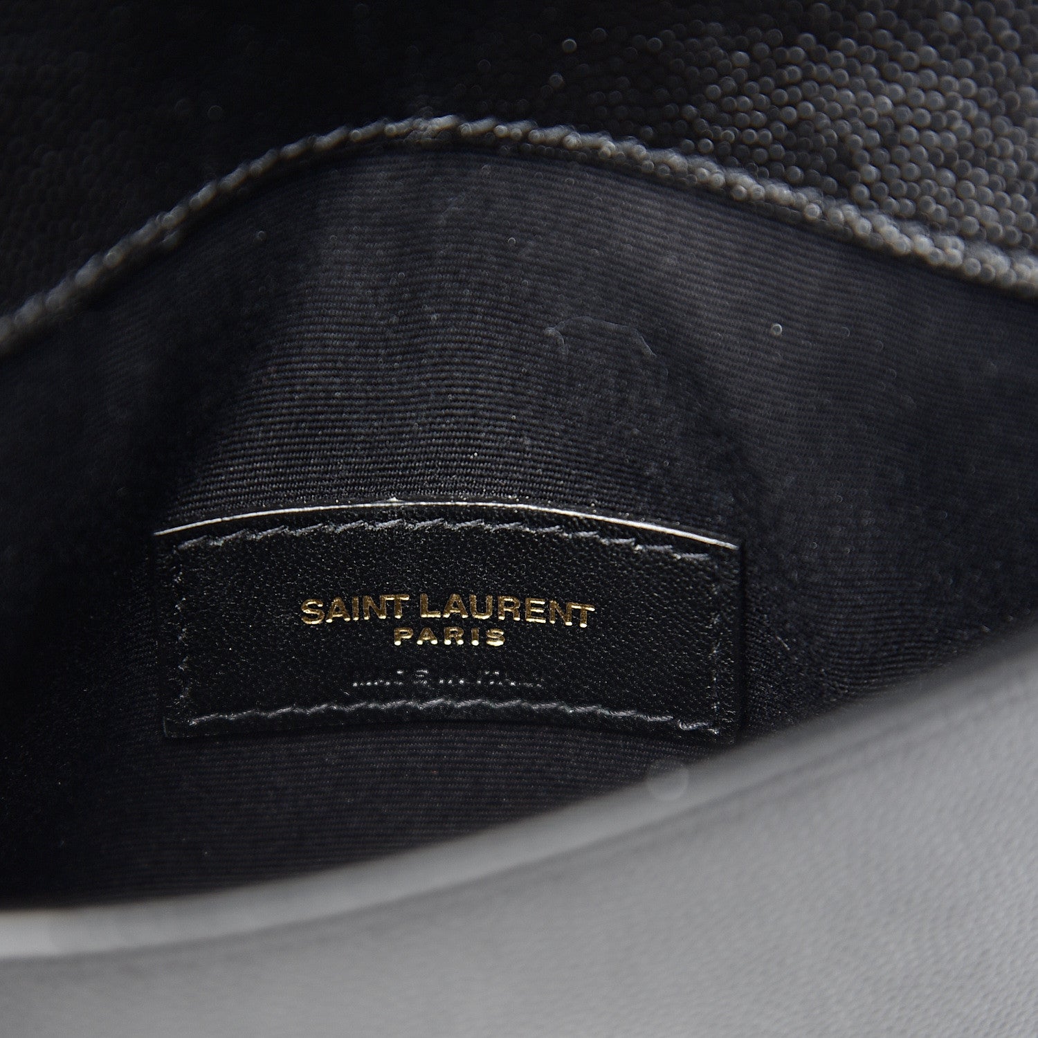 Saint Laurent Grain De Poudre Uptown Baby Pouch Black 5 of 7