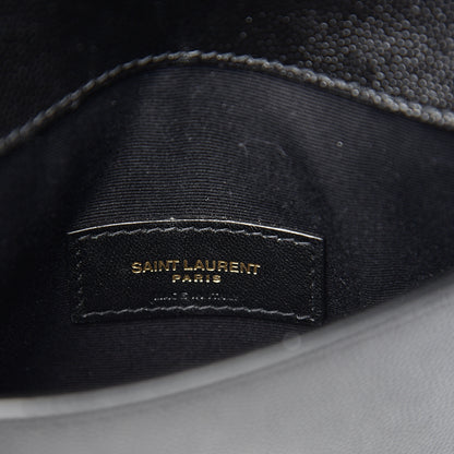 Saint Laurent Grain De Poudre Uptown Baby Pouch Black 5 of 7