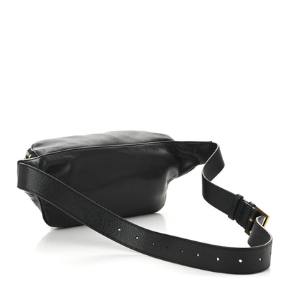 Saint Laurent Grain De Poudre Monogram Belt Bag Black 3 of 10