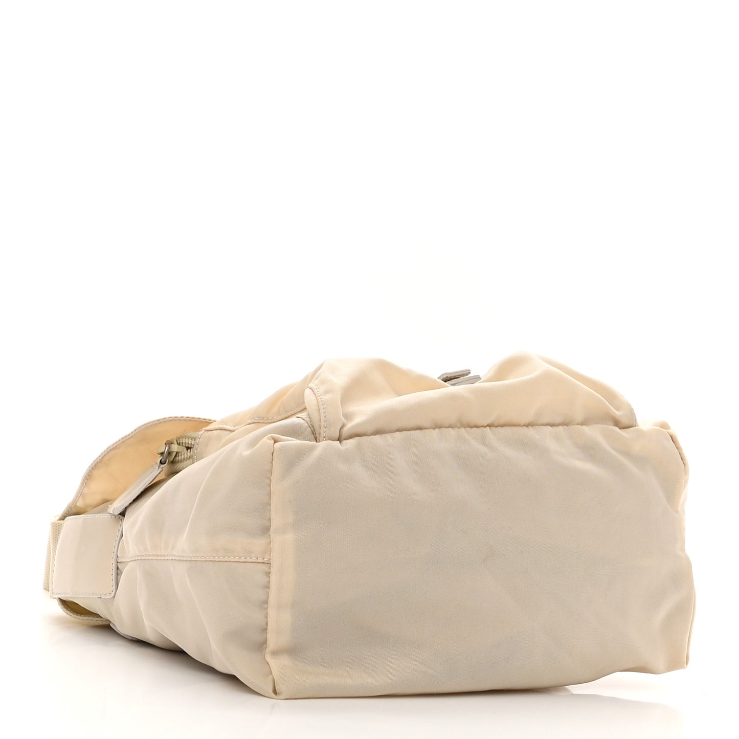 Nylon Vela Saffiano Single Buckle Messenger Shoulder Bag Deserto