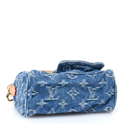 Louis Vuitton Monogram Denim Nano Speedy Blue 4 of 10