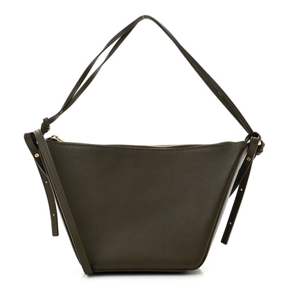 Loewe Calfskin Mini Hammock Hobo Dark Khaki Green 1 of 10