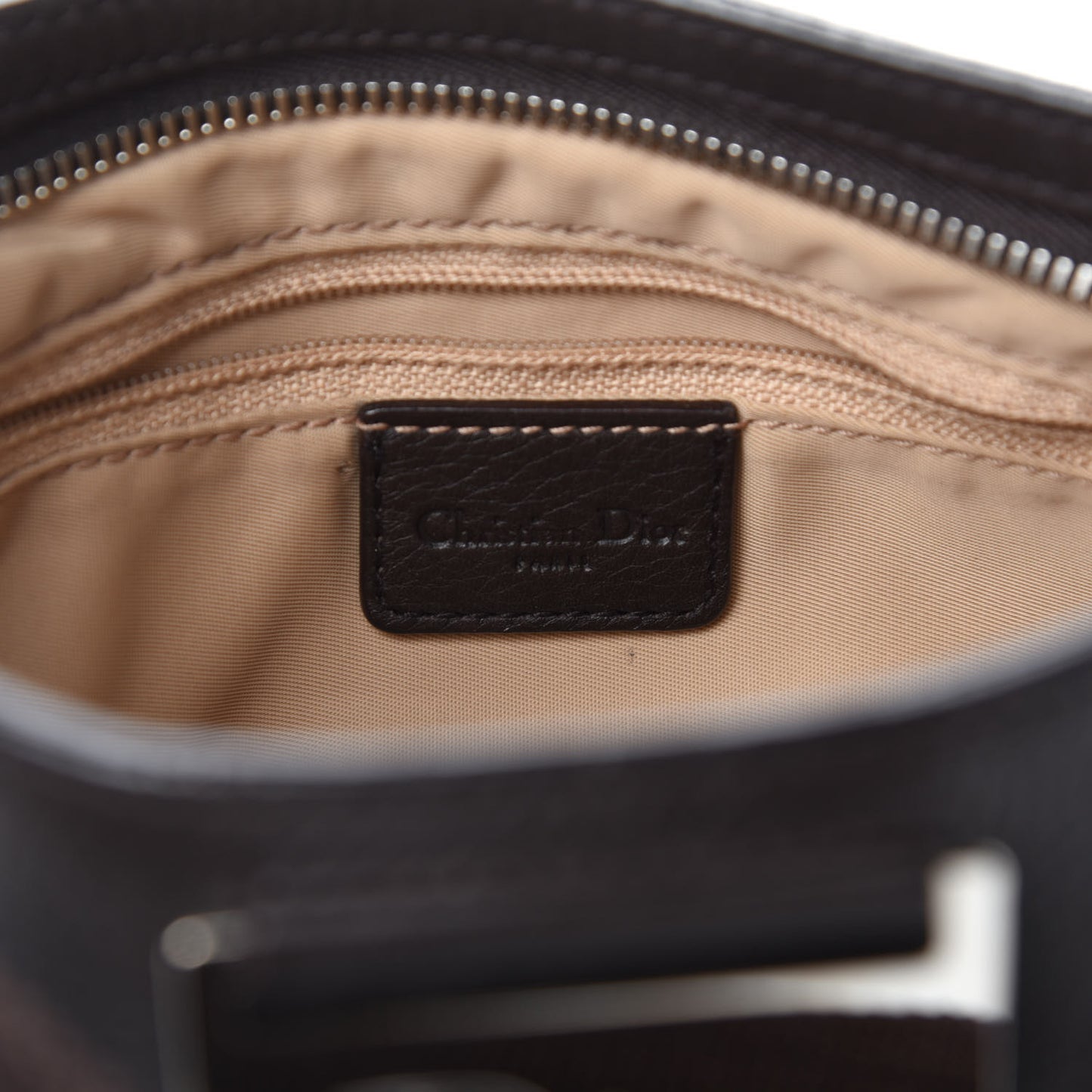 Monogram Shoulder Bag Brown Beige