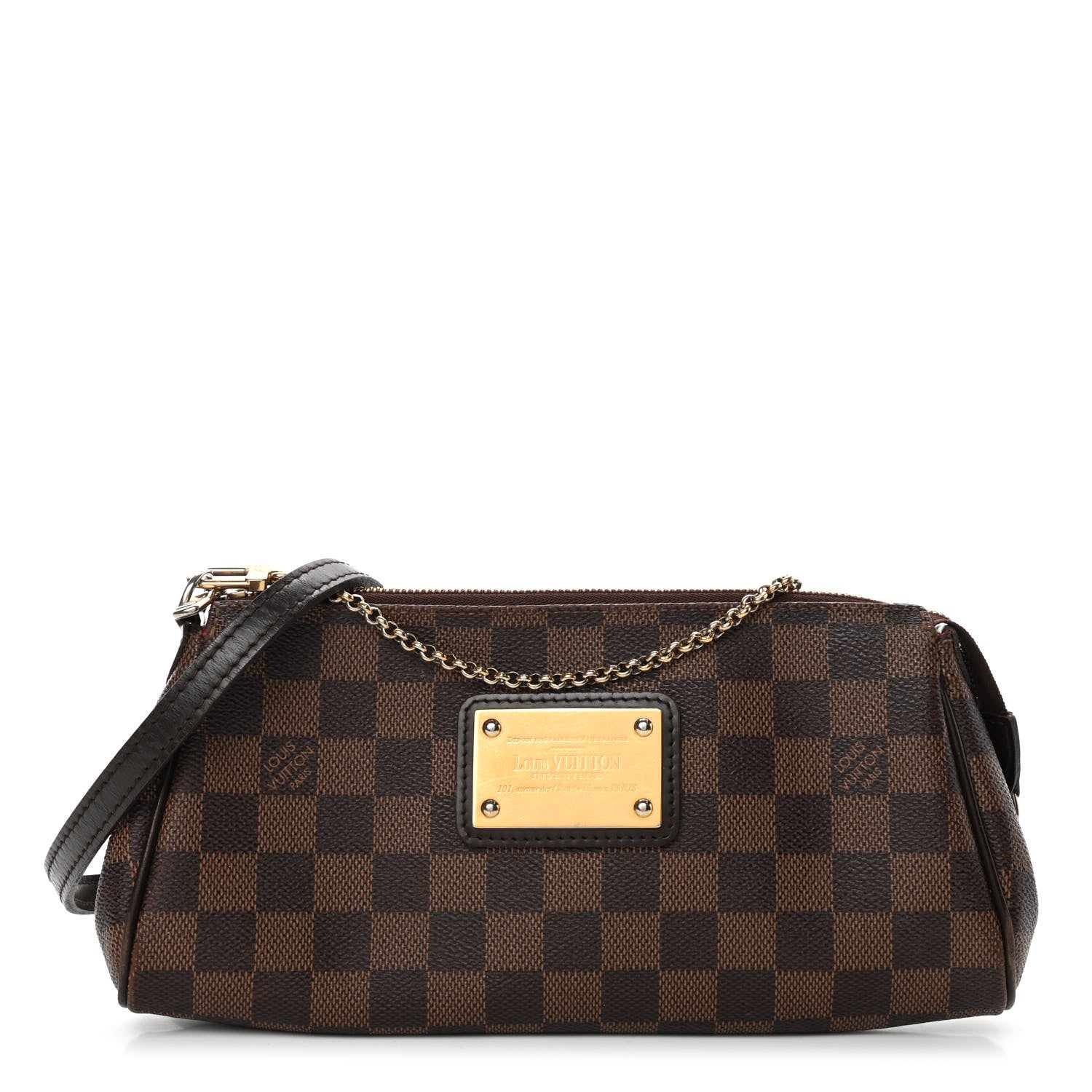 Louis Vuitton Damier Ebene Eva Clutch 1 of 4