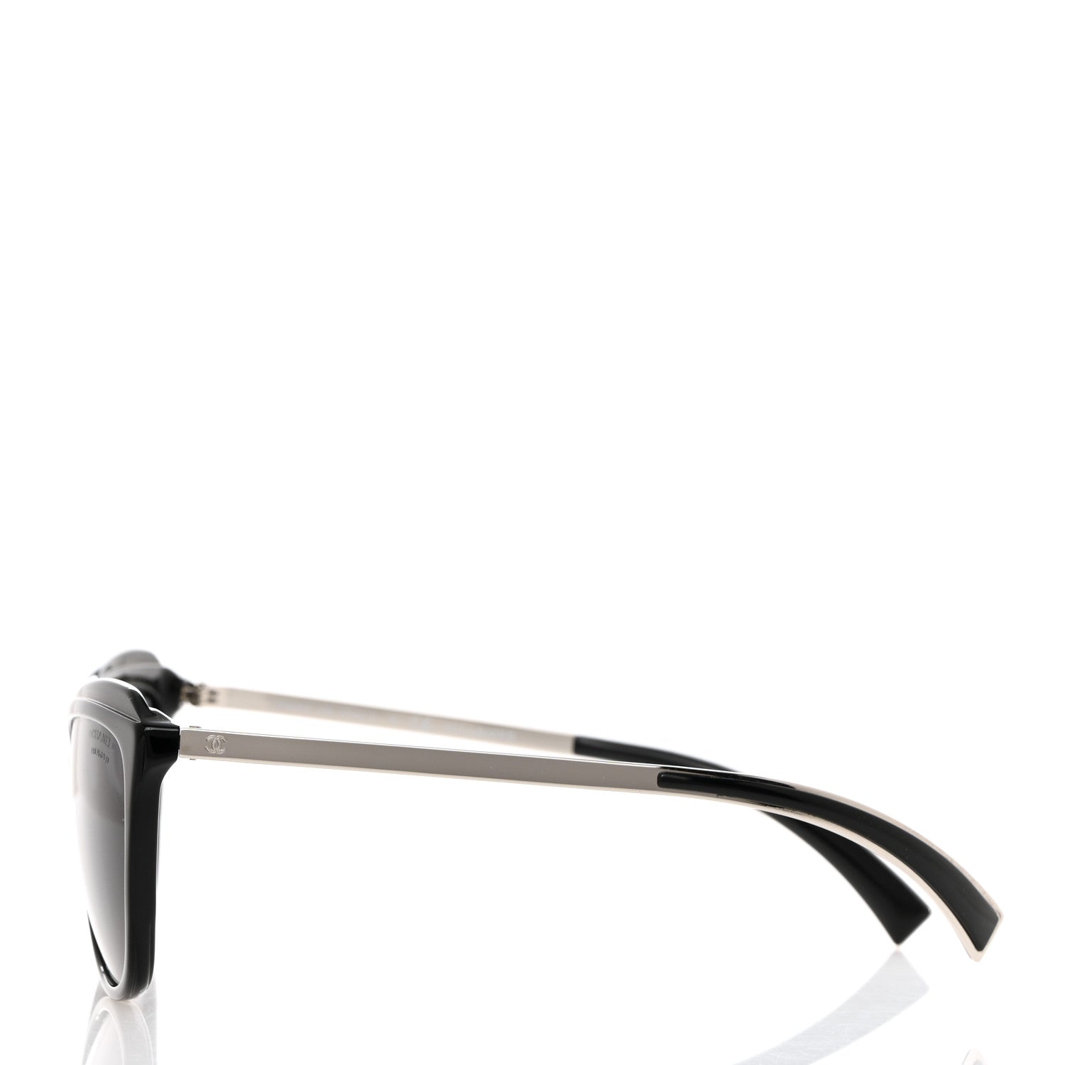 Chanel Oval Sunglasses 5384-A Black 3 of 12