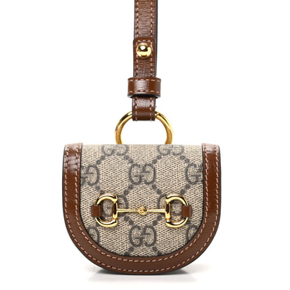 Gucci GG Supreme Monogram Horsebit 1955 AirPods Case 2 of 7