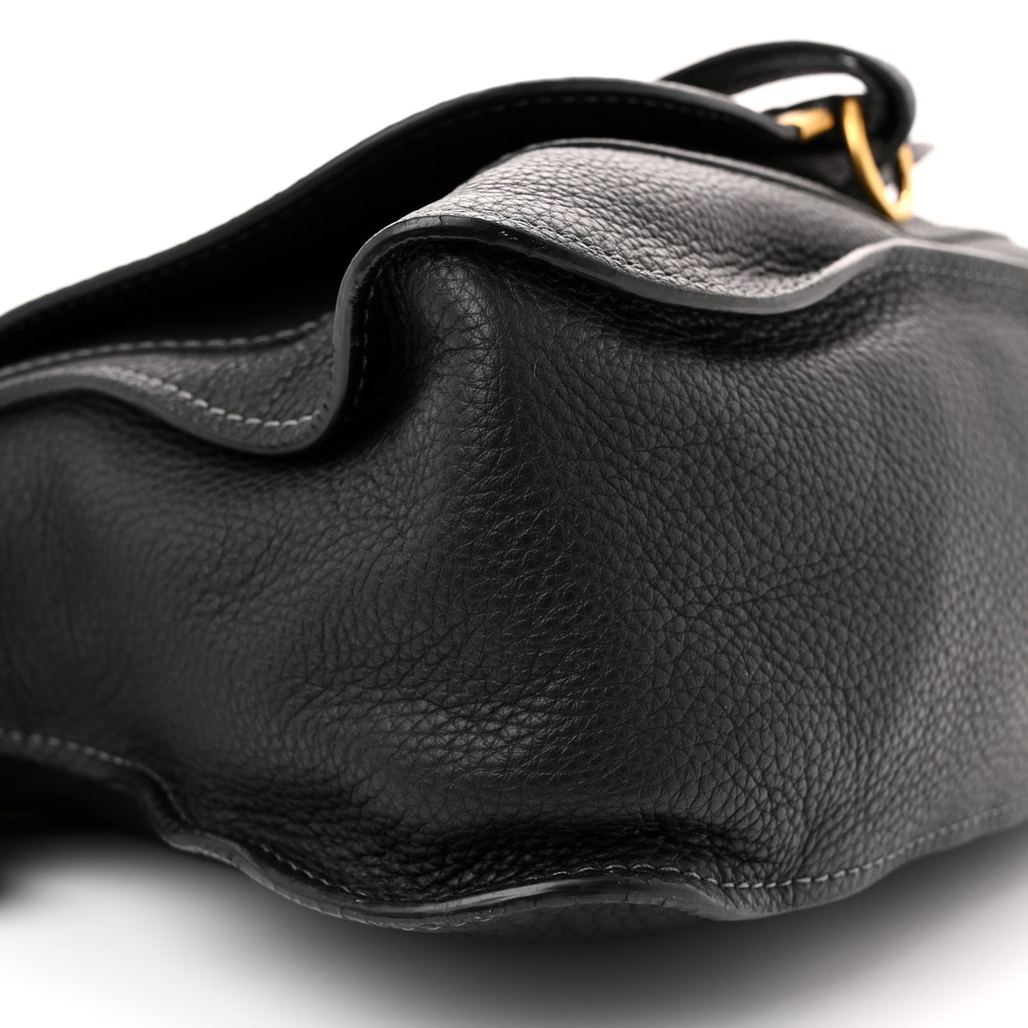 Calfskin Medium Marcie Satchel Black