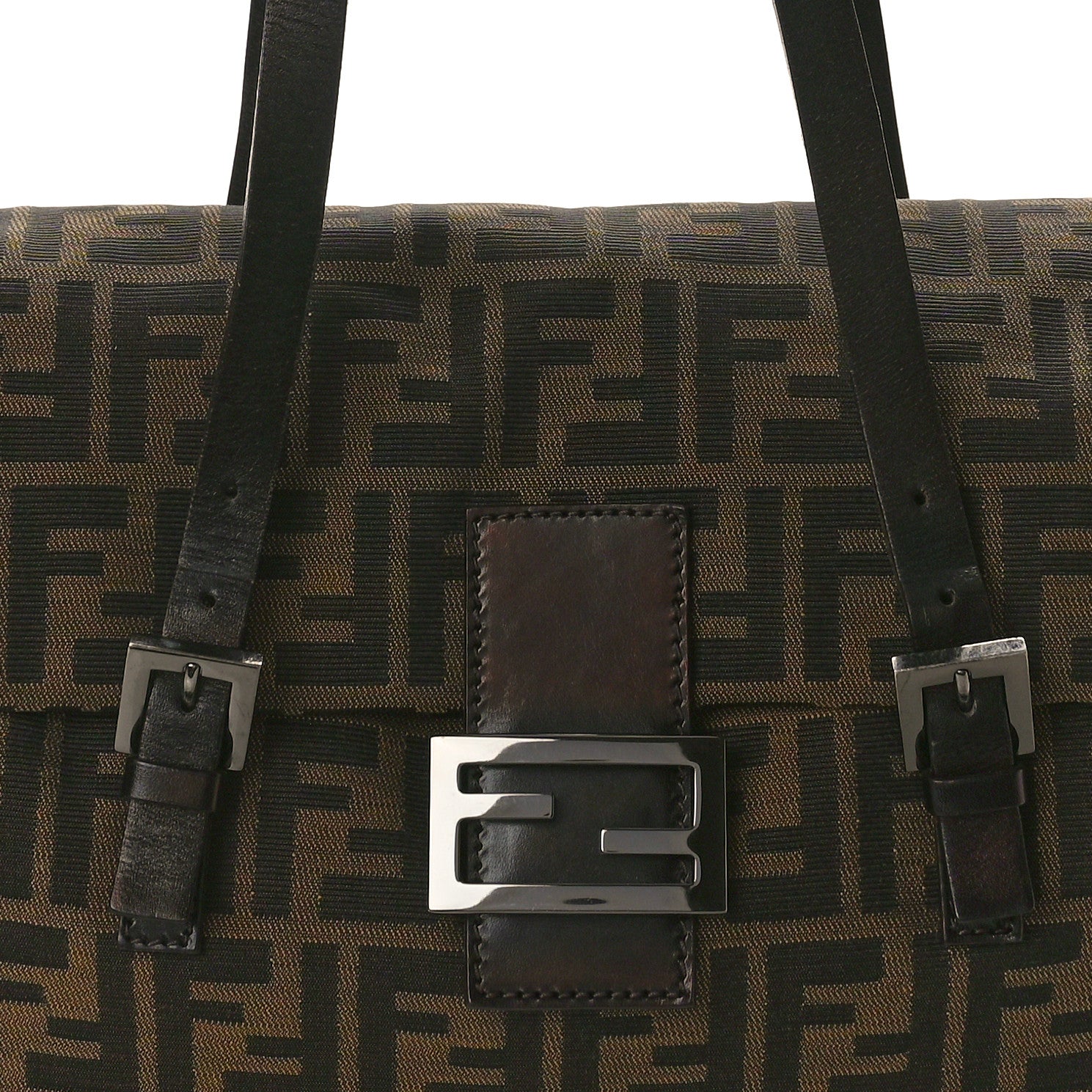 Fendi Zucca Shoulder Bag Tobacco 7 of 10