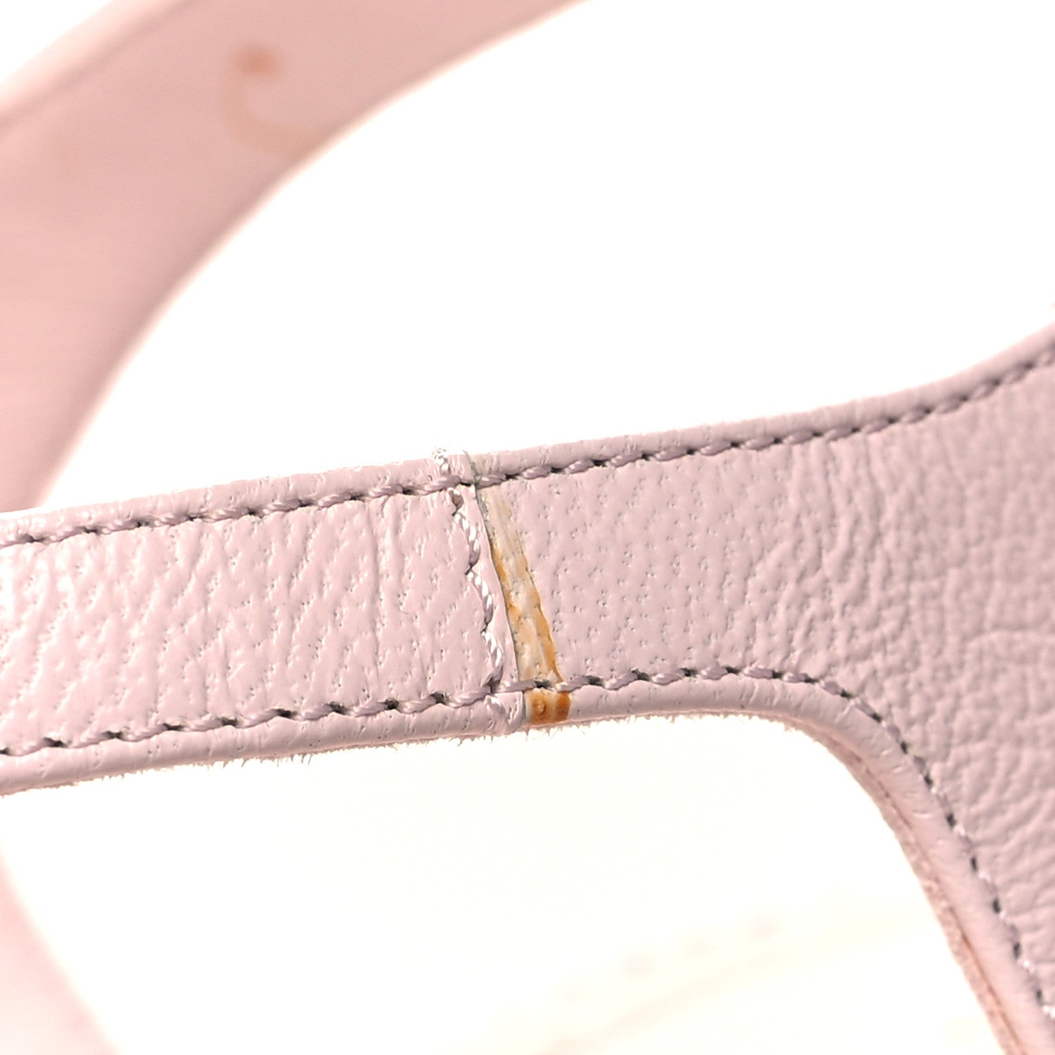 Chanel Lambskin Chain CC Logo Thong Sandals 39 Light Pink 10 of 11
