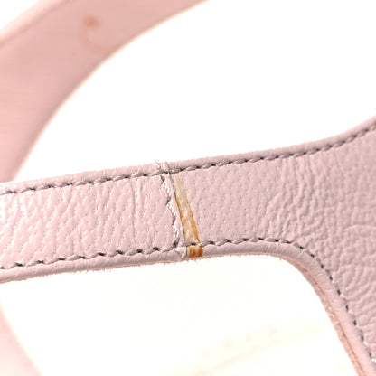 Chanel Lambskin Chain CC Logo Thong Sandals 39 Light Pink 10 of 11