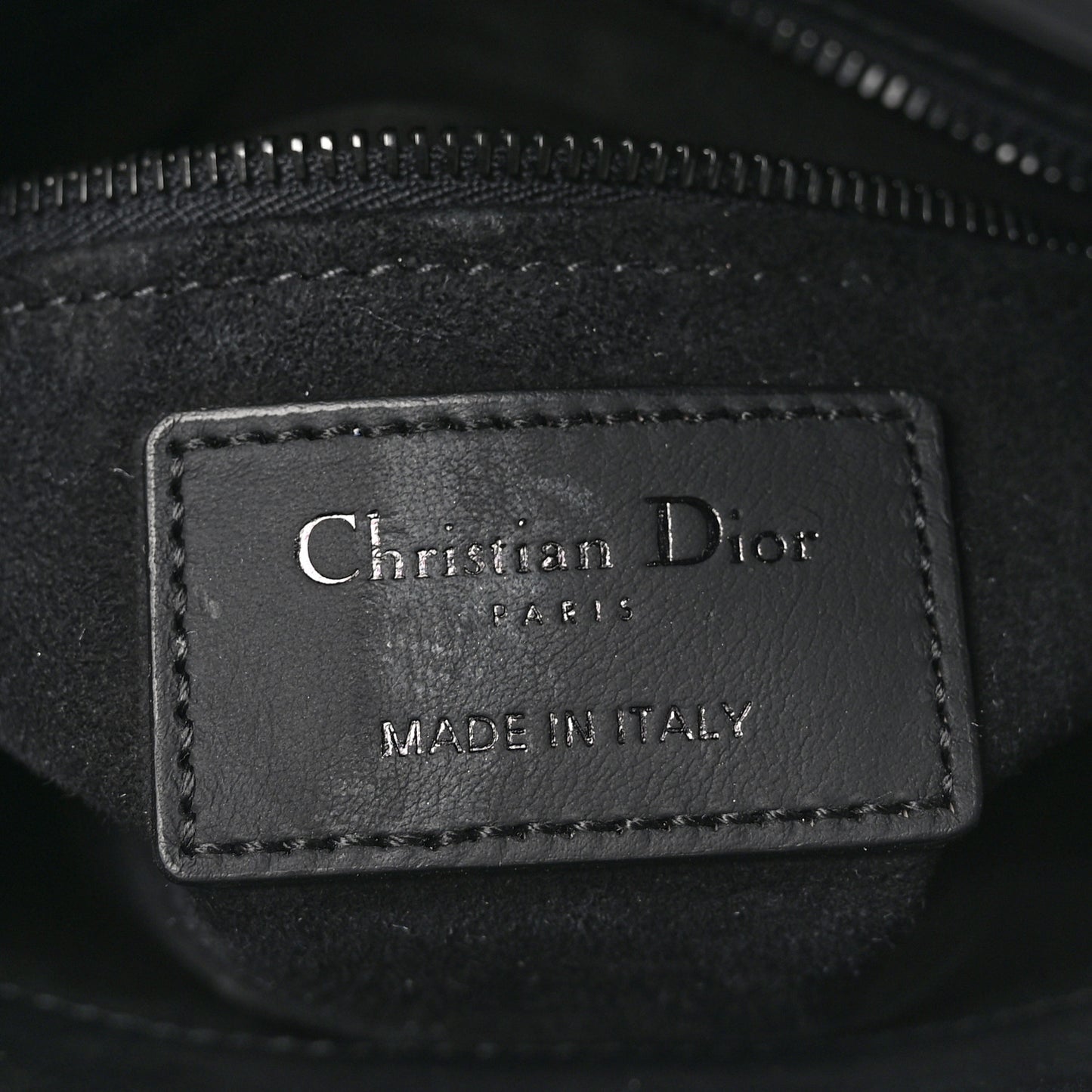 Ultra Matte Calfskin Cannage Mini Lady Dior Black