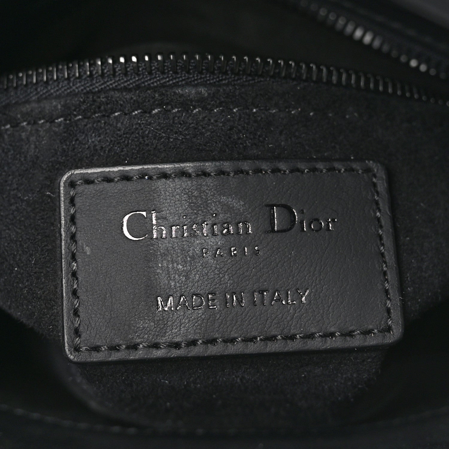 Christian Dior Ultra Matte Calfskin Cannage Mini Lady Dior Black 6 of 10