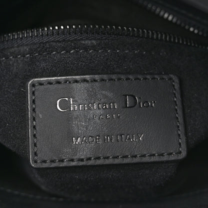 Christian Dior Ultra Matte Calfskin Cannage Mini Lady Dior Black 6 of 10