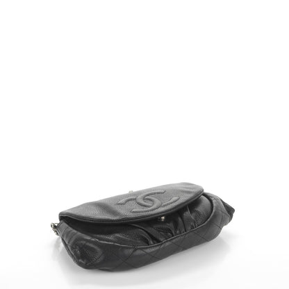 Chanel Caviar Half Moon Wallet On Chain WOC Black 4 of 8