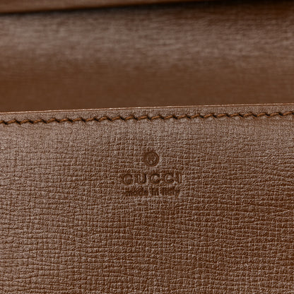 Gucci GG Supreme Monogram Azalea Calfskin Horsebit 1955 Wallet On Chain Beige Ebony Brown Sugar 7 of 11
