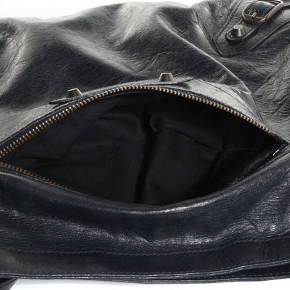 Balenciaga Chevre Classic Hardware Flat Messenger Black 10 of 12
