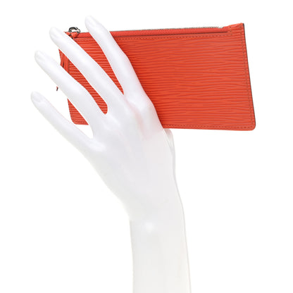 Louis Vuitton Epi Josephine Wallet Zippered Insert Piment 2 of 7