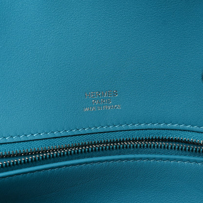 Hermes Togo Swift Ghillies Birkin 30 Turquoise 6 of 13