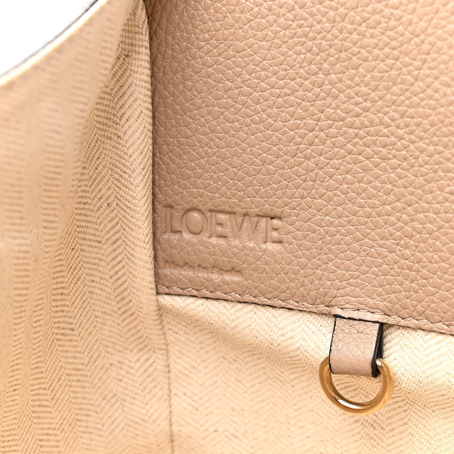 Loewe Calfskin Small Hammock Shoulder Bag Sand Mink 6 of 10