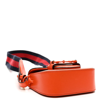 Gucci Azalea Calfskin Web Monochrome Horsebit 1955 Wallet On Strap Orange 4 of 11