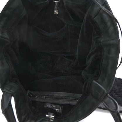 Chanel Cotton Net CC Tote Black 6 of 13