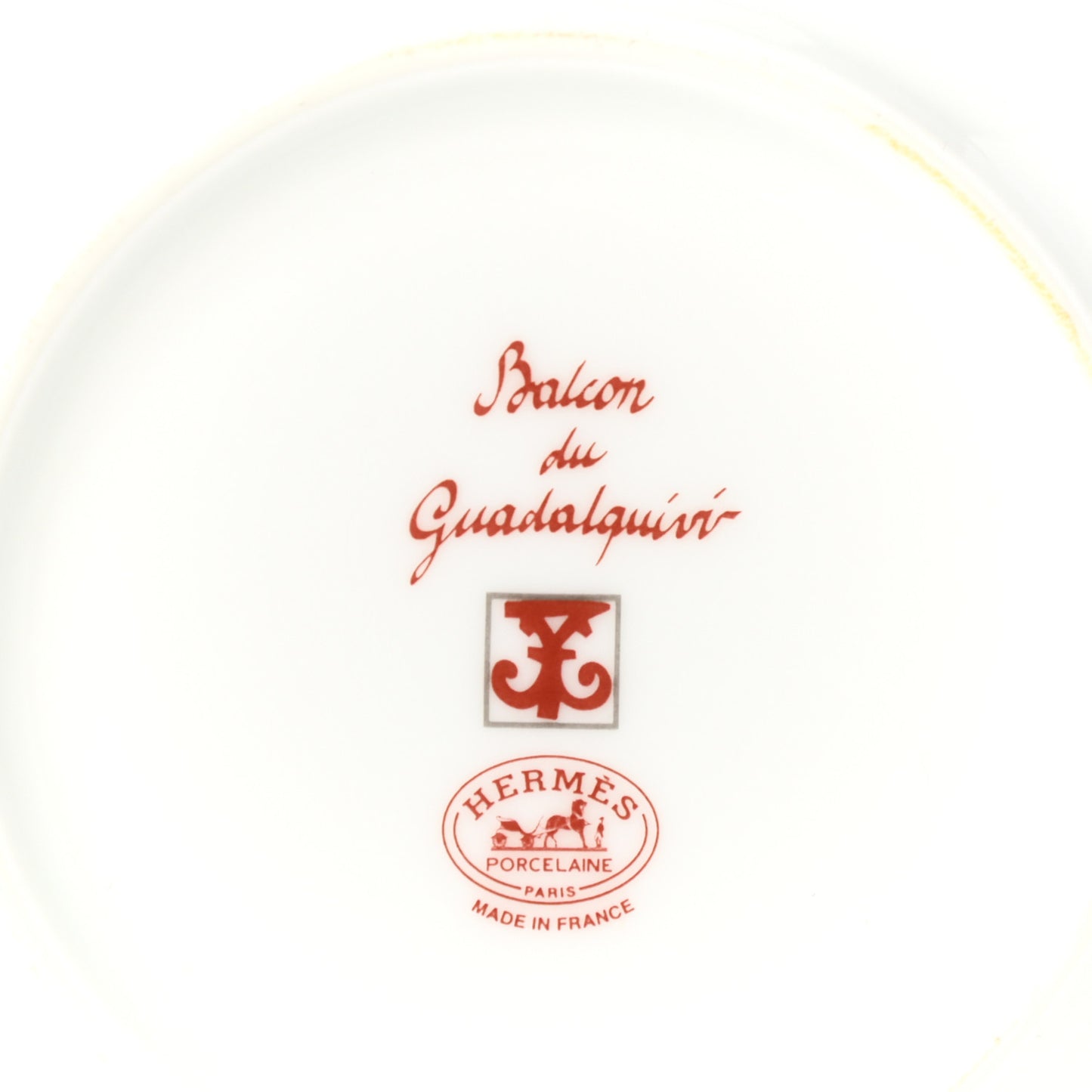 Porcelain Balcon du Guadalquivir Breakfast Cup And Saucer Set Of 2